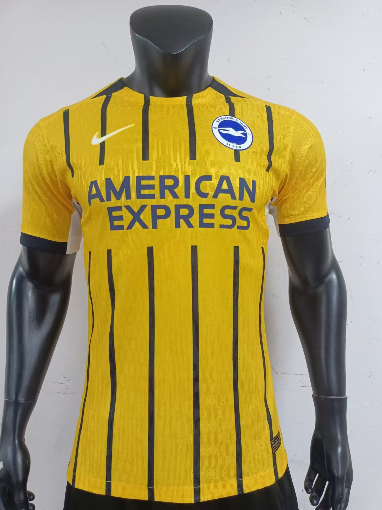 AAA Quality Brighton 24/25 Away Yellow Soccer Jersey(Player)